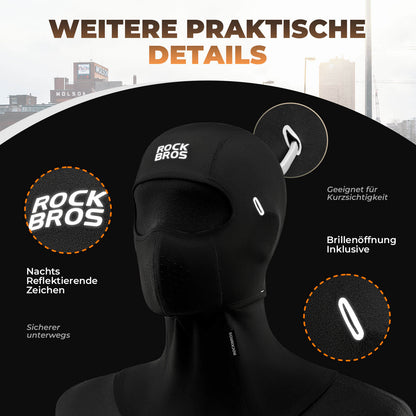 Sturmhauben Winddicht Balaclava Gesichtsschutz für Radfahren Unisex ROCKBROS