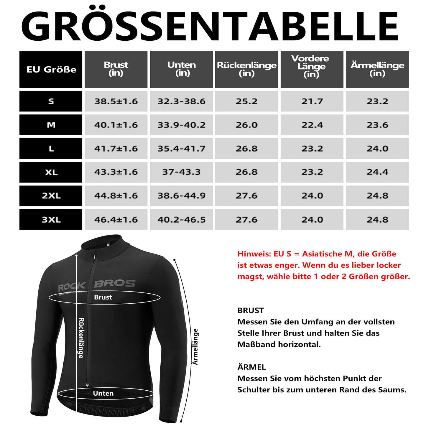Winter Fahrrad Jacke Winddichte Fahrradbekleidung Sportlich ROCKBROS