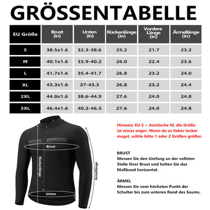 Winter Fahrrad Jacke Winddichte Fahrradbekleidung Sportlich ROCKBROS