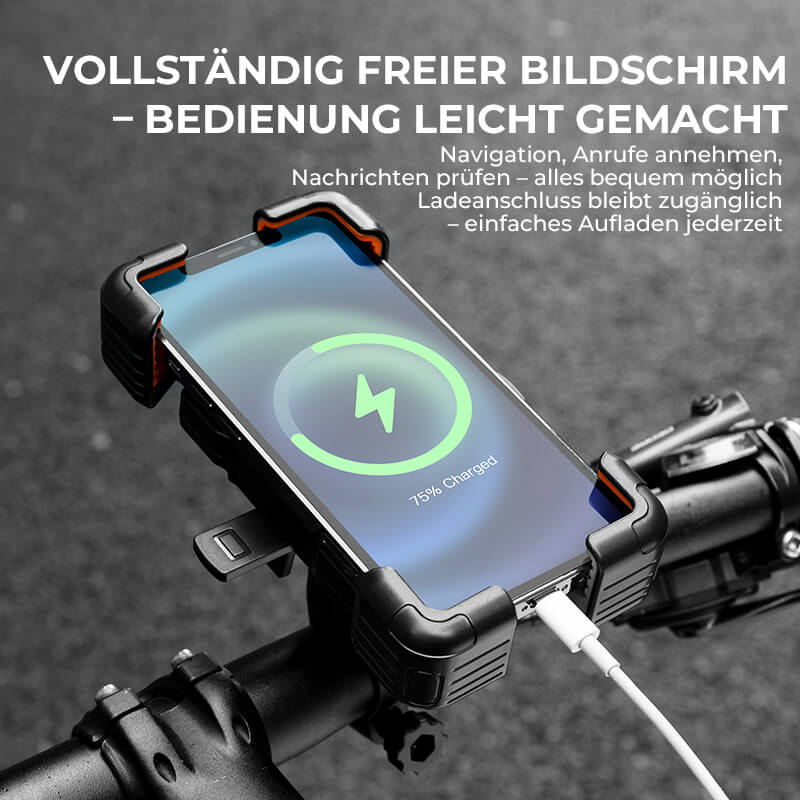 ROCKBROS Fahrrad Handyhalterung 360° Drehbar für 4,5-7,2 Zoll