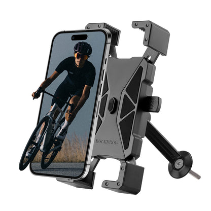 ROCKBROS Fahrrad Handyhalterung 360° Drehbar für Handy 4.5~7.2"