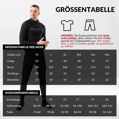 Fahrrad Jacke & Hose Winter Anzug Sportlich Fahrradbekleidung ROCKBROS
