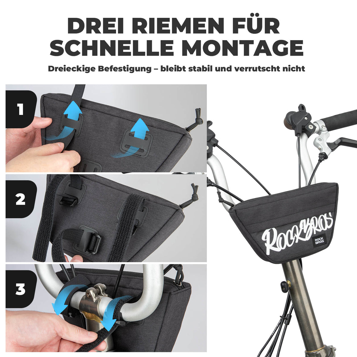 ROCKBROS Lenkertasche Leicht Kompakt 0,7L - SketchRide Series