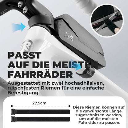 ROCKBROS Magnetische Oberrohrtasche 100% Wasserdicht