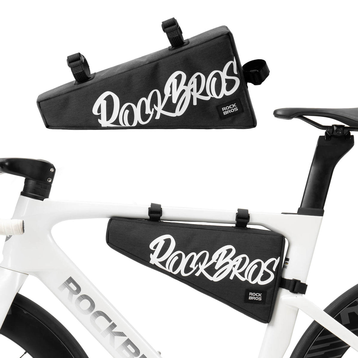 ROCKBROS Rahmentasche mit Klettbandverschluss 1,9L - SketchRide Series