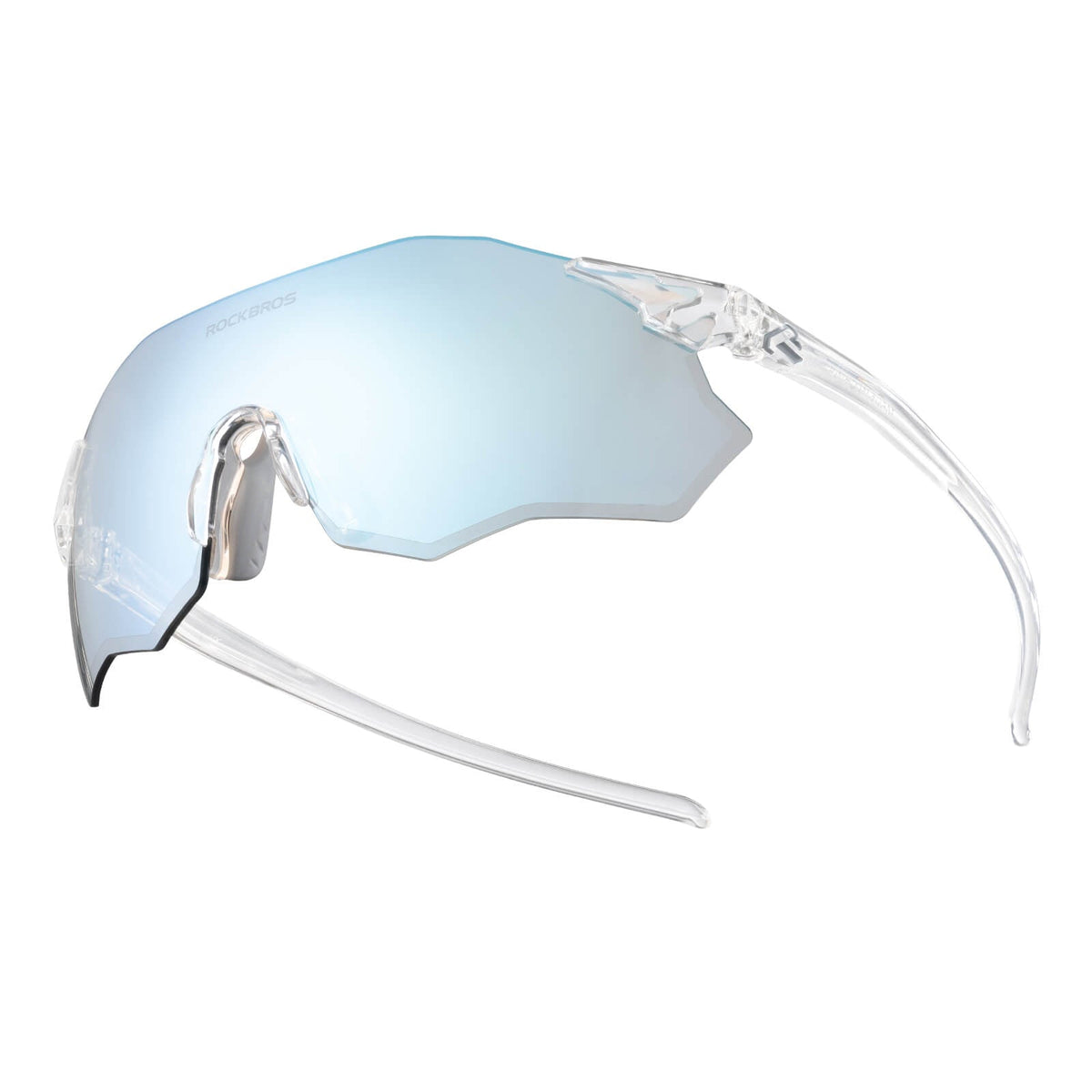 ROCKBROS Fahrradbrille Verspiegelte Gläser UV400-Schutz Ohne Rahmen -SWIFT