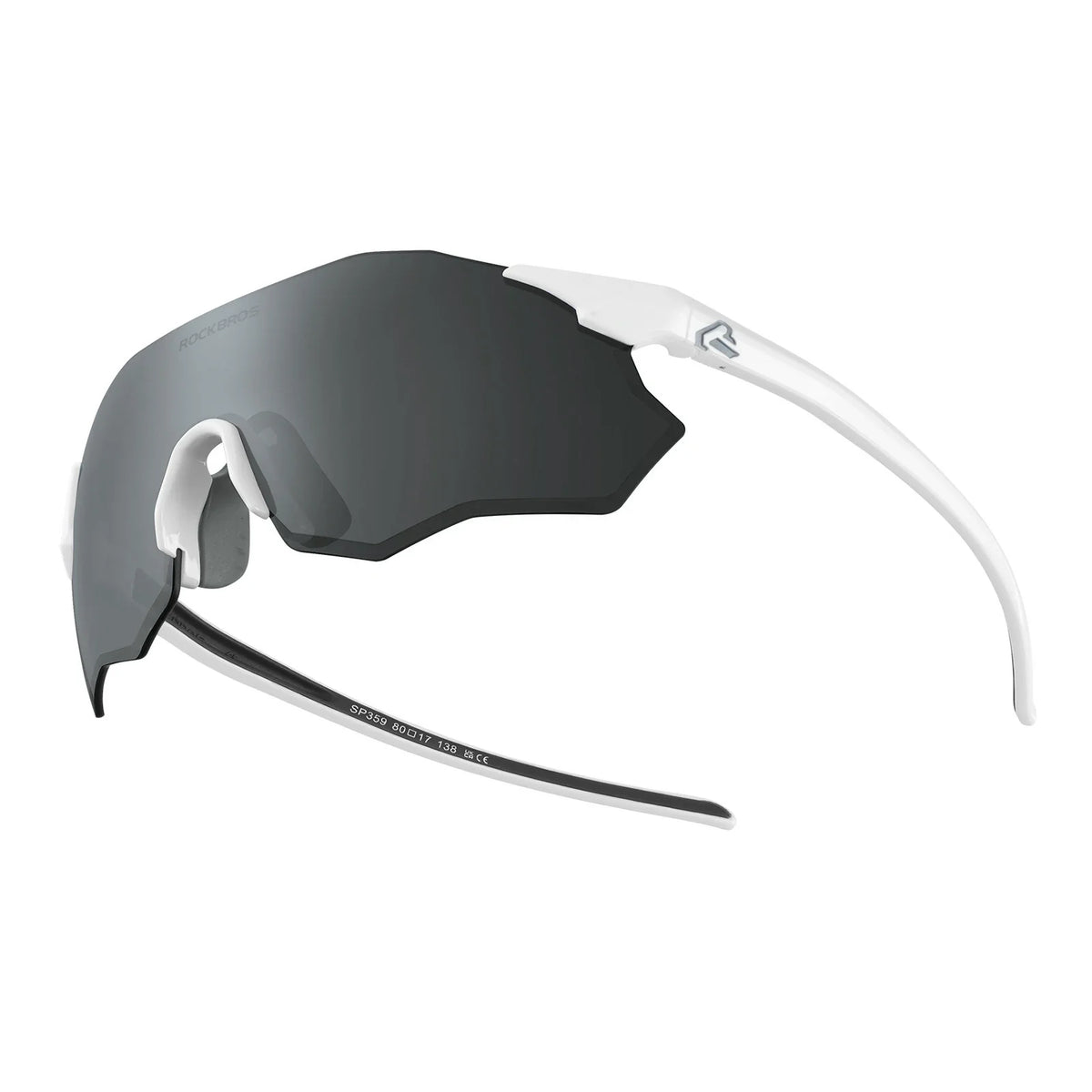 ROCKBROS Fahrradbrille Verspiegelte Gläser UV400-Schutz Ohne Rahmen -SWIFT