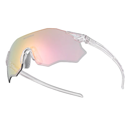 ROCKBROS Fahrradbrille Verspiegelte Gläser UV400-Schutz Ohne Rahmen -SWIFT