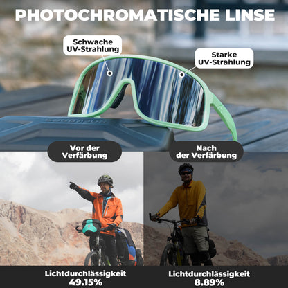 ROCKBROS Sonnenbrille Selbsttönend UV400-Schutz