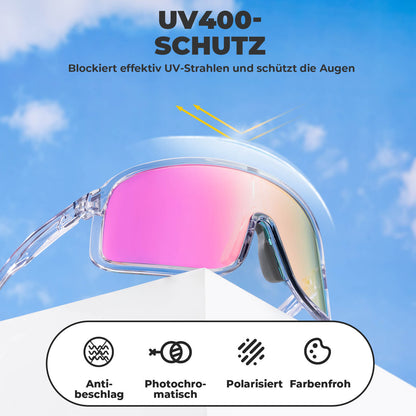 ROCKBROS Sonnenbrille Selbsttönend UV400-Schutz