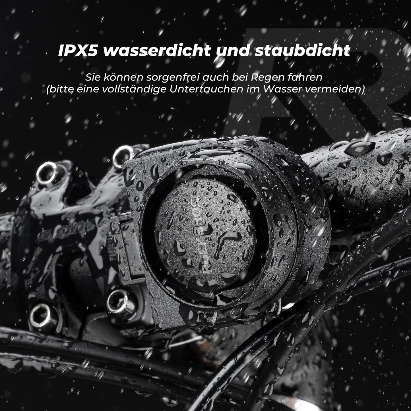 Fahrradklingel Kabellose Warnsirene Elektrisch Farhrad Glocke IPX5 ROCKBROS