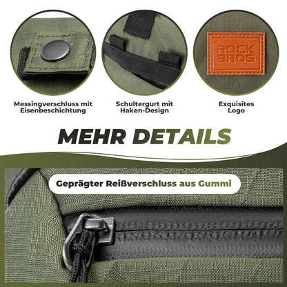 ROCKBROS Fahrradtasche Lenkertasche für Brompton 10L+1.5L