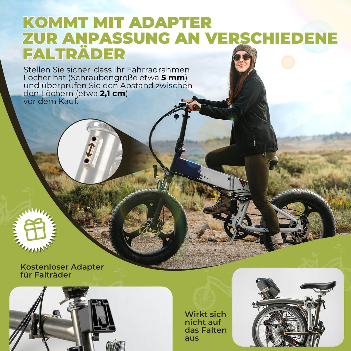 ROCKBROS Lenkertasche für Klapprad/Brompton 1,8L