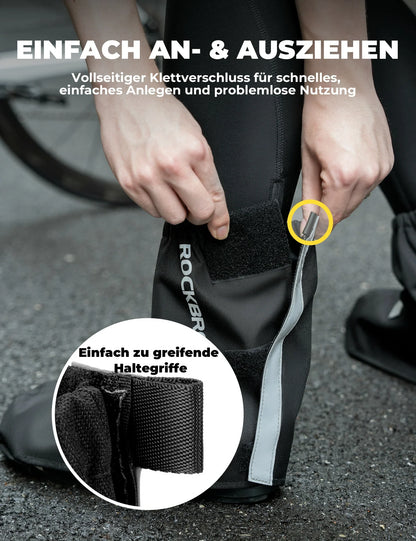 ROCKBROS Fahrradüberschuhe Reflektierend Wasserdicht mit Klettverschluss