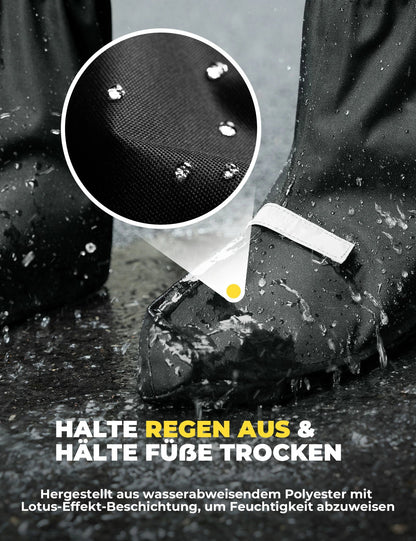 ROCKBROS Fahrradüberschuhe Reflektierend Wasserdicht mit Klettverschluss