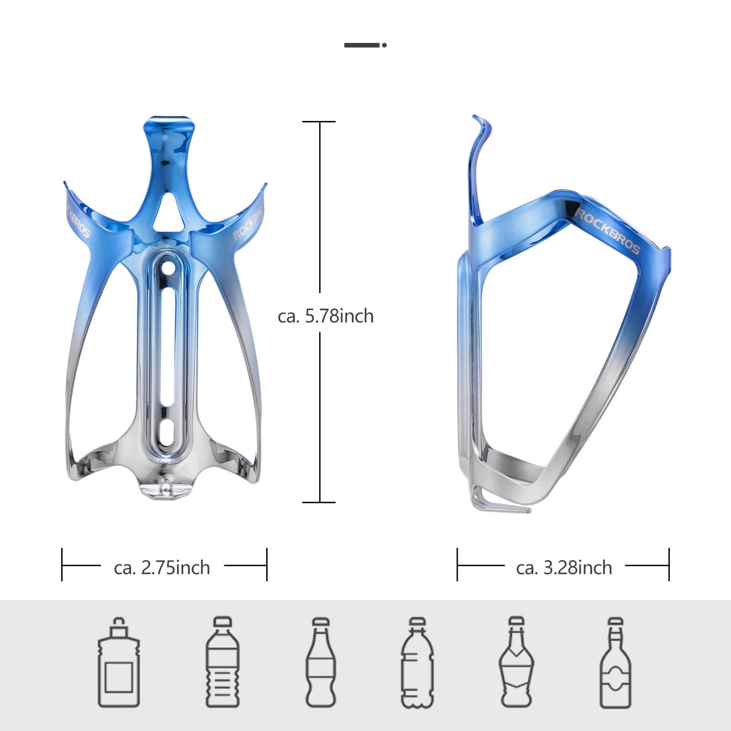 Flaschenhalter Fahrrad Getränkehalter Leichtgewicht 30g ROCKBROS