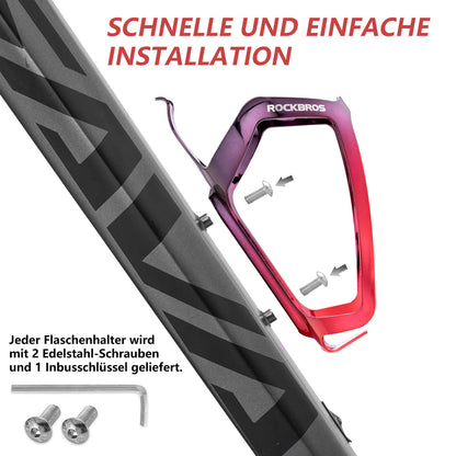 Flaschenhalter Fahrrad Getränkehalter Leichtgewicht 30g ROCKBROS