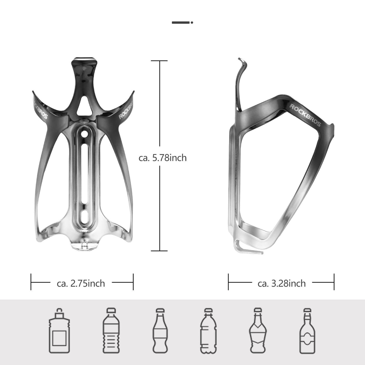 Flaschenhalter Fahrrad Getränkehalter Leichtgewicht 30g ROCKBROS