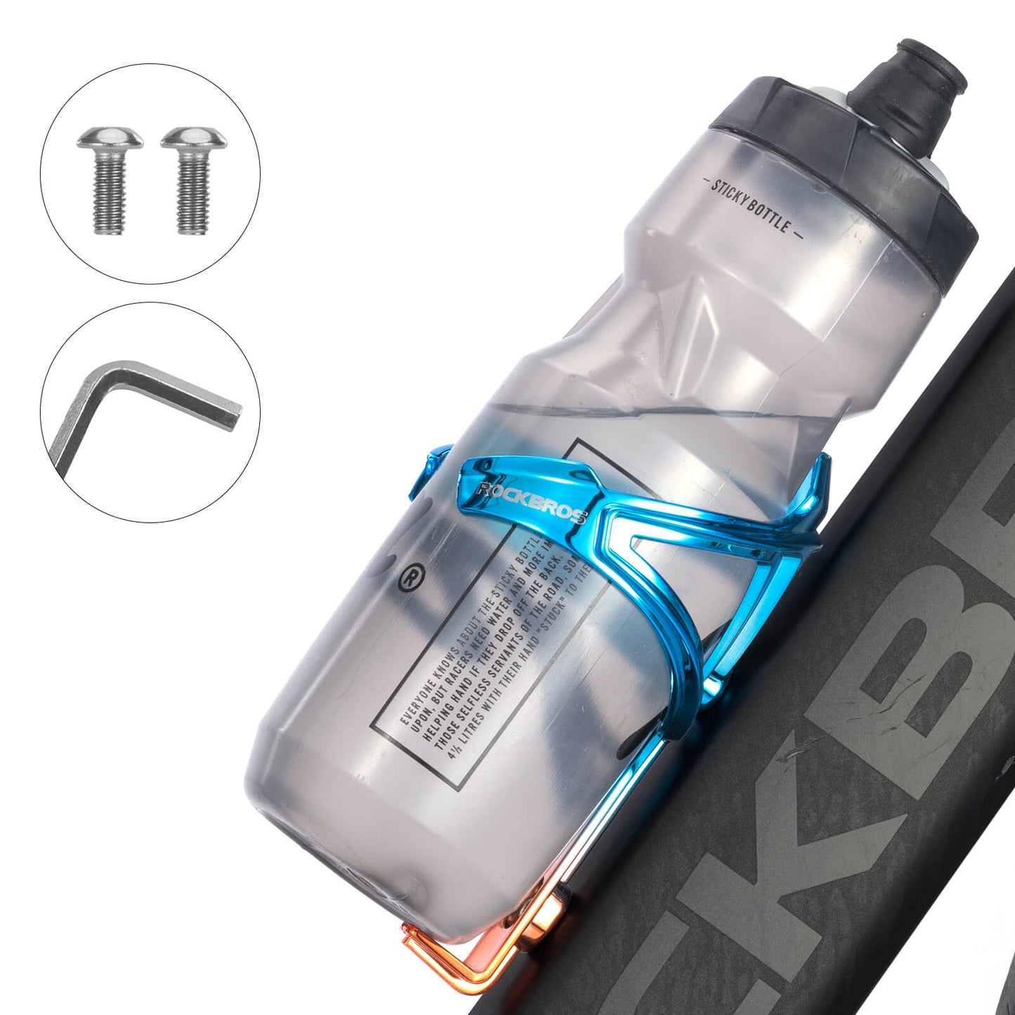 Flaschenhalter Fahrrad Getränkehalter Leichtgewicht für MTB Rennrad ROCKBROS