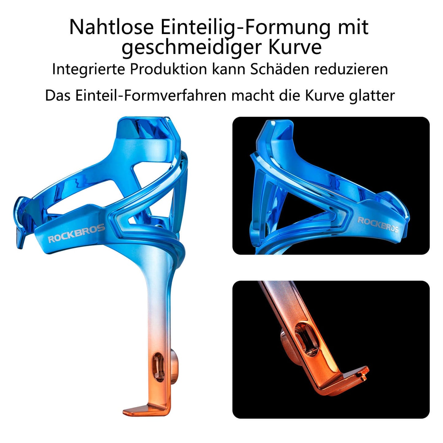 Flaschenhalter Fahrrad Getränkehalter Leichtgewicht für MTB Rennrad ROCKBROS