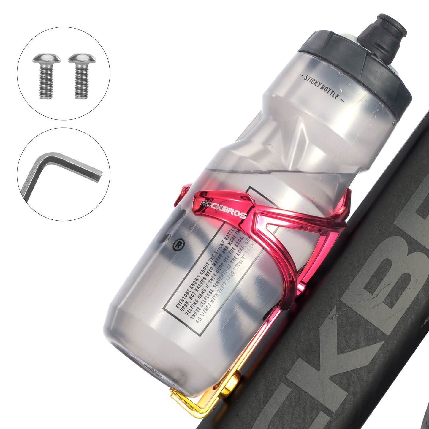 Flaschenhalter Fahrrad Getränkehalter Leichtgewicht für MTB Rennrad ROCKBROS