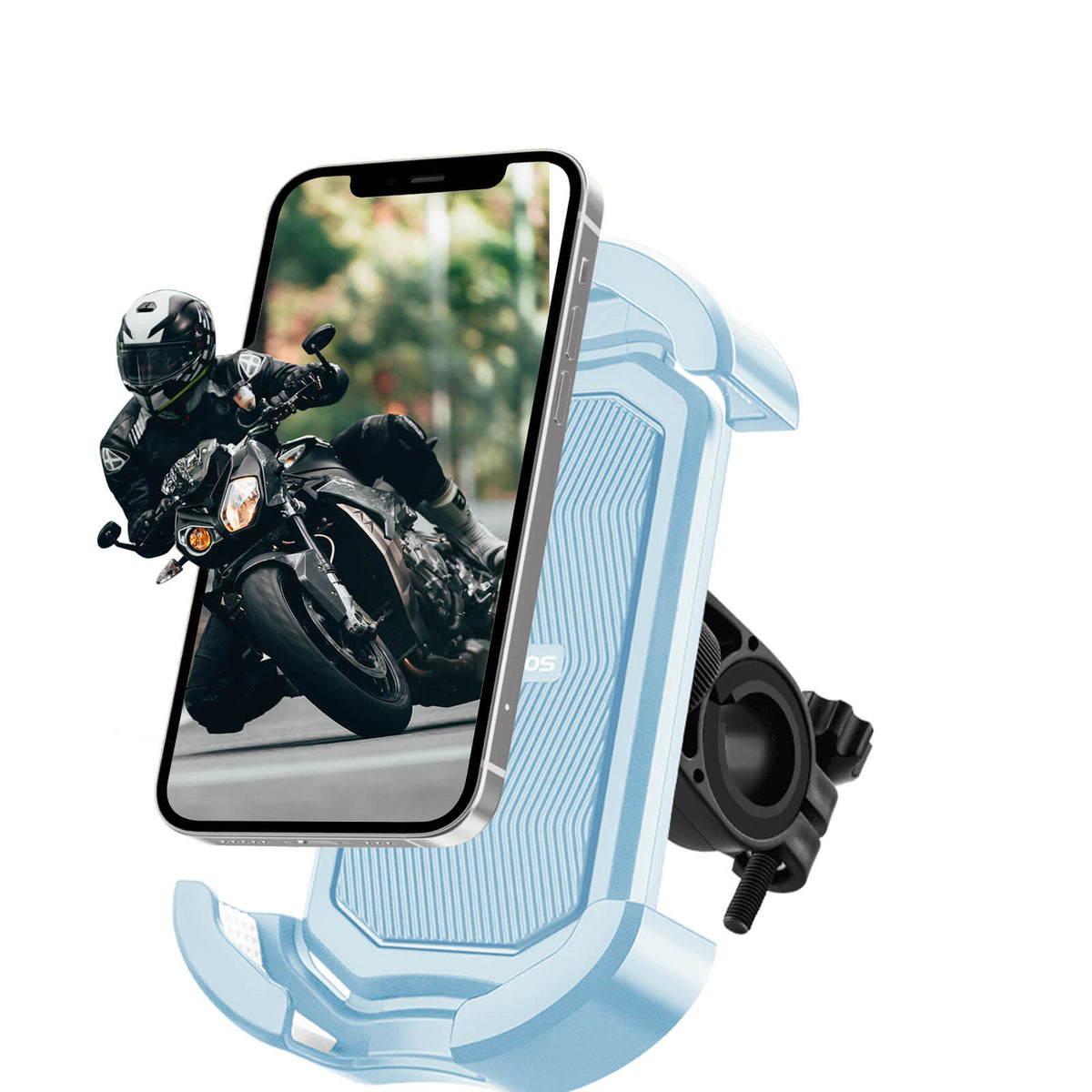 ROCKBROS Handyhalterung Fahrrad Handyhalter Motorrad 360° Drehbar für 4,7-7,0 Zoll