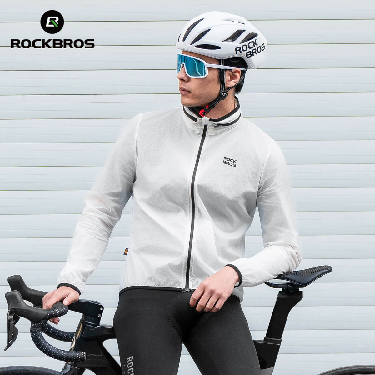 ROCKBROS Leichte Fahrradjacke Nachleuchtend Faltbar Sommer Herren/Damen