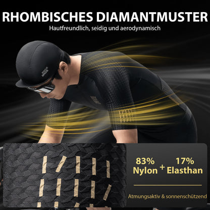 ROCKBROS Herren Kurzarm Hochleistungs-Radtrikot Jersey für MTB & Rennrad