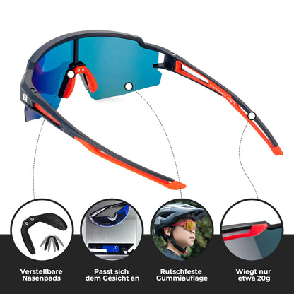 ROCKBROS Polarisierte Sport- und Fahrradbrille für Kinder