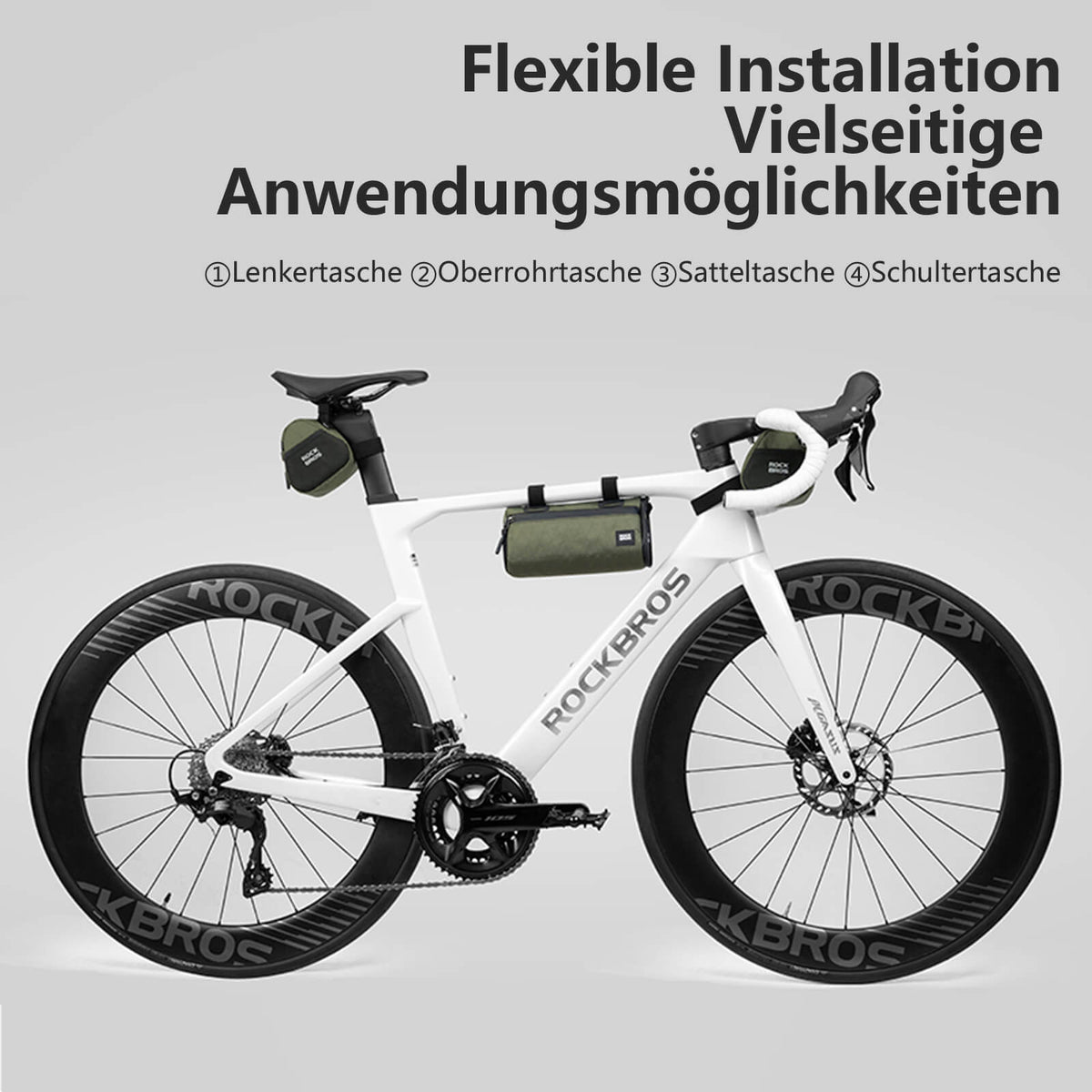 ROCKBROS 2-in-1 Fahrradtasche Set Wasserabweisend