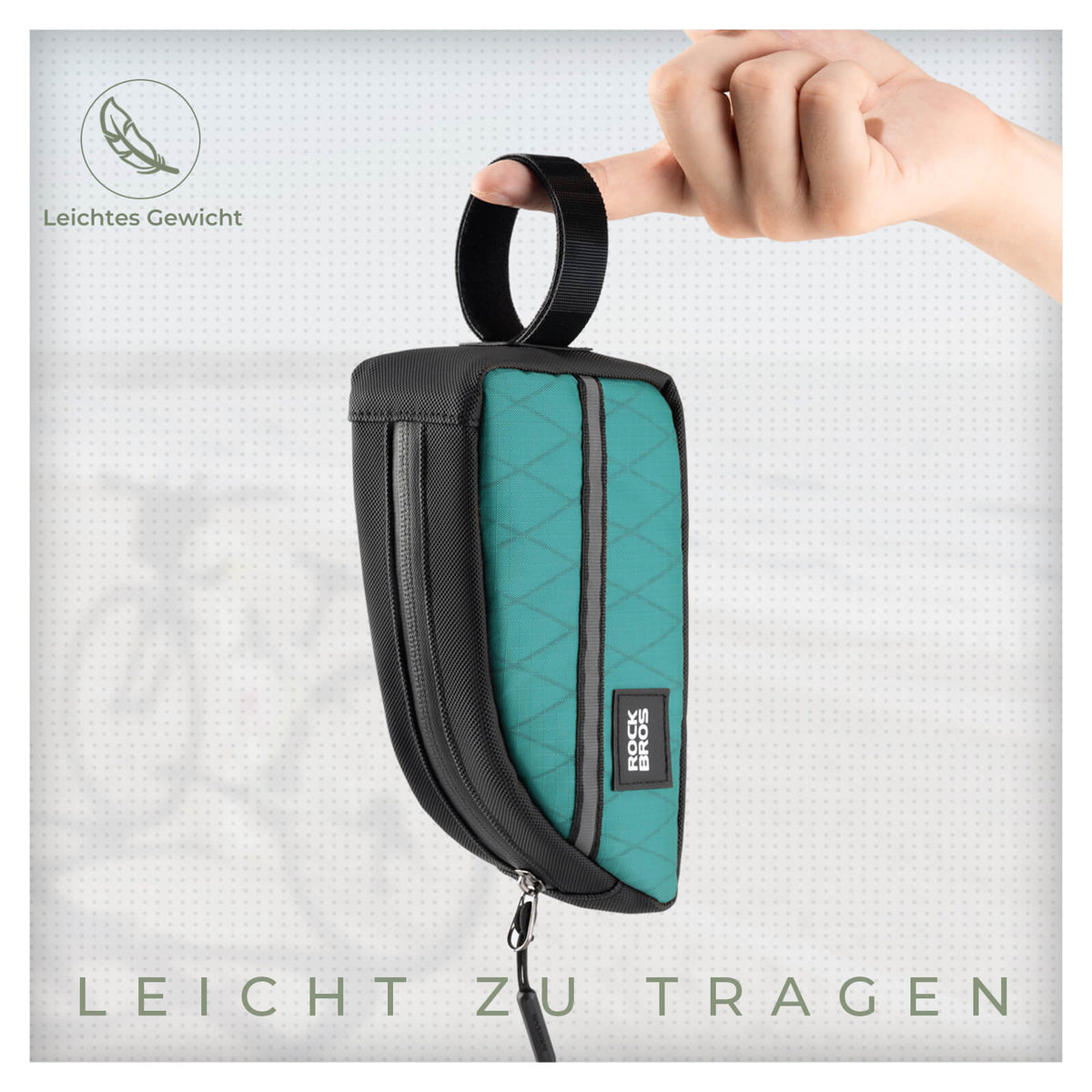 ROCKBROS Oberrohrtasche 0,8L Leicht für Klapprad Falträder