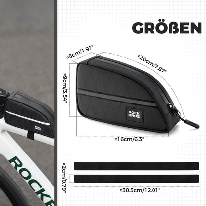 ROCKBROS Oberrohrtasche 0,8L Leicht für Klapprad Falträder