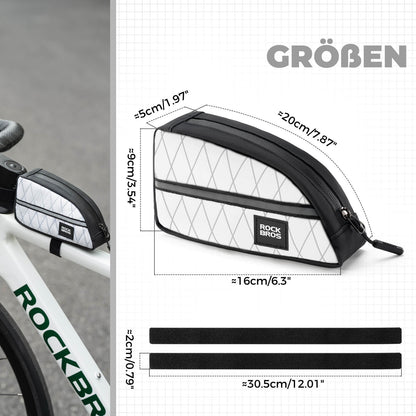ROCKBROS Oberrohrtasche 0,8L Leicht für Klapprad Falträder