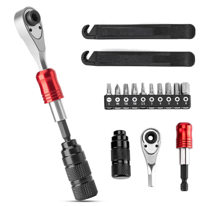 Ratschenschlüssel Set 1/4 Zoll Mini Reparatur Werkzeug ROCKBROS