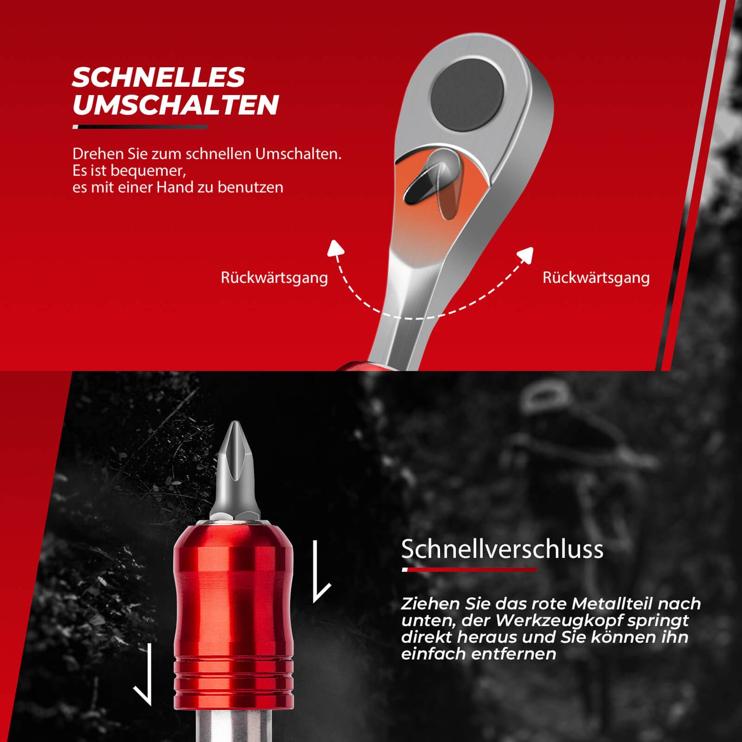 Ratschenschlüssel Set 1/4 Zoll Mini Reparatur Werkzeug ROCKBROS