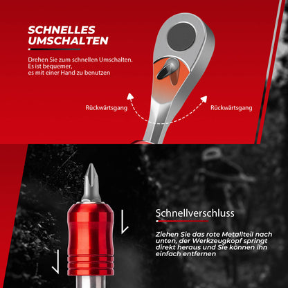 Ratschenschlüssel Set 1/4 Zoll Mini Reparatur Werkzeug ROCKBROS