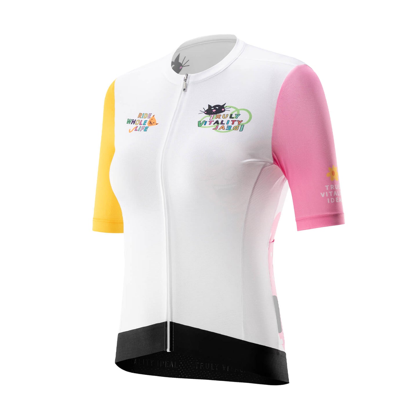 TVI Damen Kurzarm-Radtrikot Fahrradbekleidung Schnelltrocknend ROCKBROS