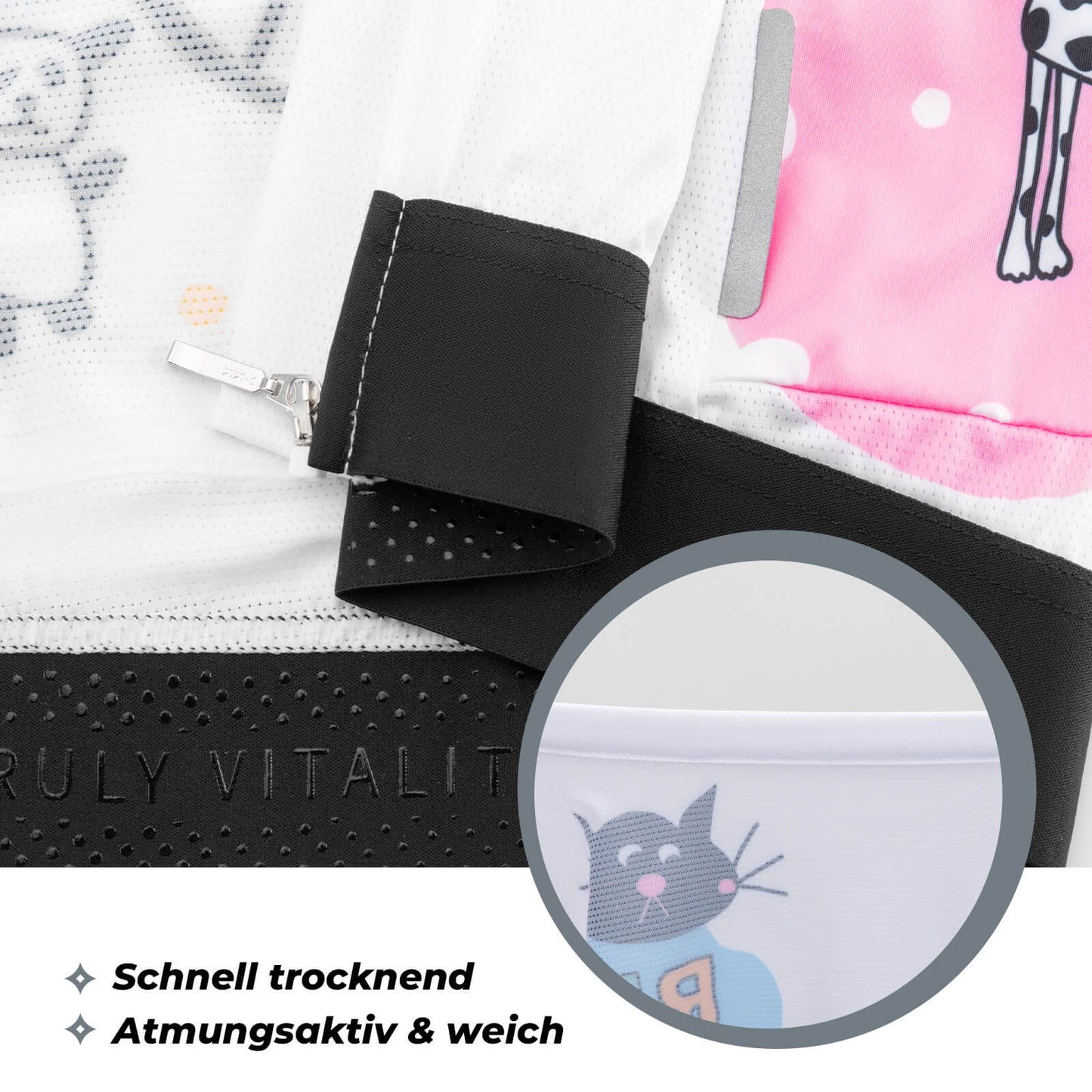 TVI Damen Kurzarm-Radtrikot Fahrradbekleidung Schnelltrocknend ROCKBROS