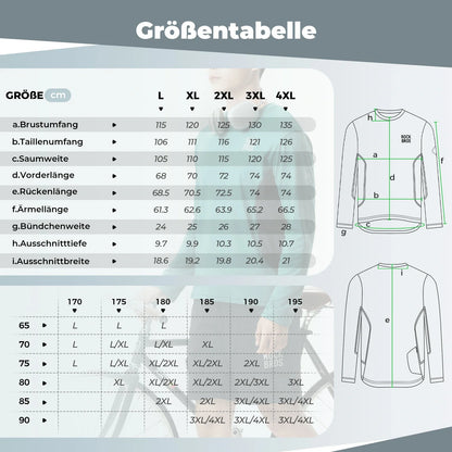 ROCKBROS Radtrikot Fahrradtrikot Langarm Herren