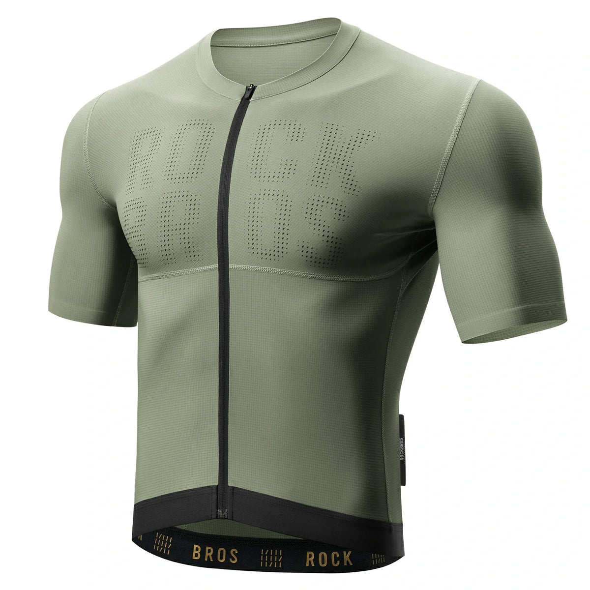 ROCKBROS Radtrikot Kurzarm Herren, Atmungsaktives schnelltrocknendes Rennrad Trikot