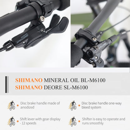 RINOS Gaia2.0 Carbon MTB Shimano Deore 12 Gänge Rockshox Hardtail