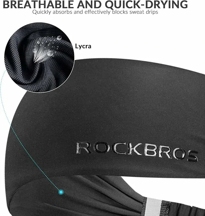 ROCKBROS Sport Stirnbänder Wicking Schweißband Stirn Elastisch rutschfest Haarband