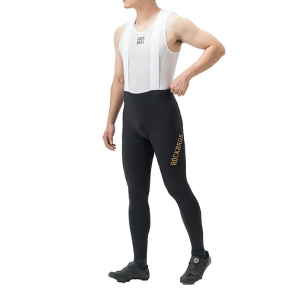ROCKBROS Trägerhose Fahrradhose Herren Gepolstert, Atmungsaktive Schnelltrocknend