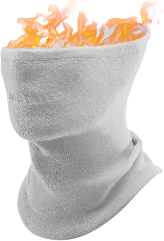 Qunature Winter Halsschlauch Halswärmer Ski Schlauchschal Fleece Dicktes Winddichtes Atmungsaktives Thermo Halstuch Damen & Herren für Outdoor-Sport Skifahren Laufen Radfahren Snowboarden