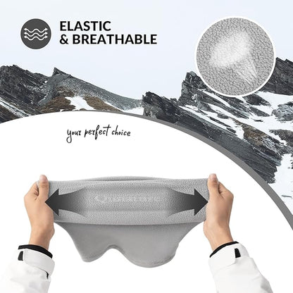 Qunature Sturmhaube Winter Warme Balaclava Thermo Winddichte Sturmmaske Skimaske für Outdoor-Aktivitäten wie Radfahren Motorradfahren Snowboarden Skifahren Nackenwärmer für Damen/Herren Unisex