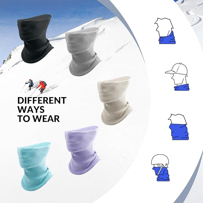 Qunature Sturmhaube Winter Warme Balaclava Thermo Winddichte Sturmmaske Skimaske für Outdoor-Aktivitäten wie Radfahren Motorradfahren Snowboarden Skifahren Nackenwärmer für Damen/Herren Unisex