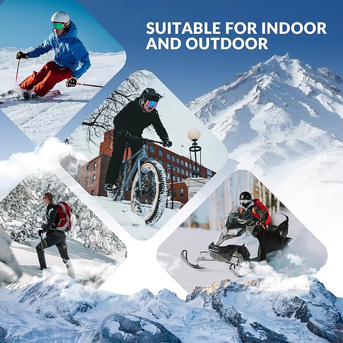 Qunature Sturmhaube Winter Warme Balaclava Thermo Winddichte Sturmmaske Skimaske für Outdoor-Aktivitäten wie Radfahren Motorradfahren Snowboarden Skifahren Nackenwärmer für Damen/Herren Unisex