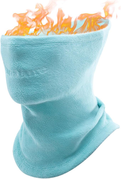 Qunature Winter Halsschlauch Halswärmer Ski Schlauchschal Fleece Dicktes Winddichtes Atmungsaktives Thermo Halstuch Damen & Herren für Outdoor-Sport Skifahren Laufen Radfahren Snowboarden