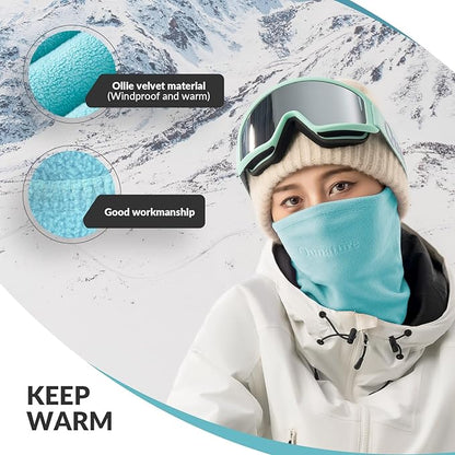 Qunature Sturmhaube Winter Warme Balaclava Thermo Winddichte Sturmmaske Skimaske für Outdoor-Aktivitäten wie Radfahren Motorradfahren Snowboarden Skifahren Nackenwärmer für Damen/Herren Unisex