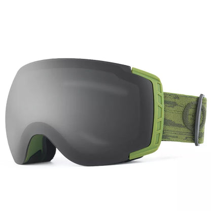 Qunature Skibrille Snowboardbrille Antibeschlag UV400 Damen/Herren für Brillenträger